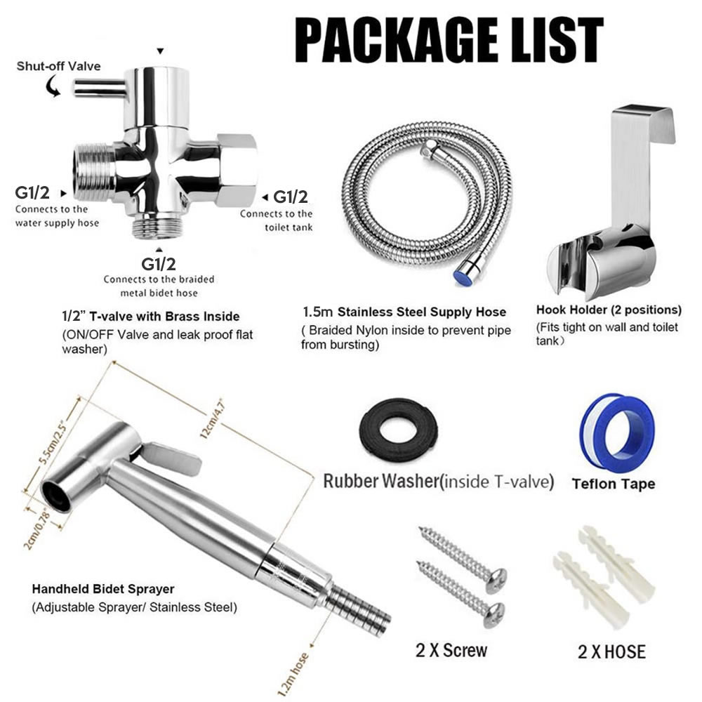 Hand Held Bidet Sprayer